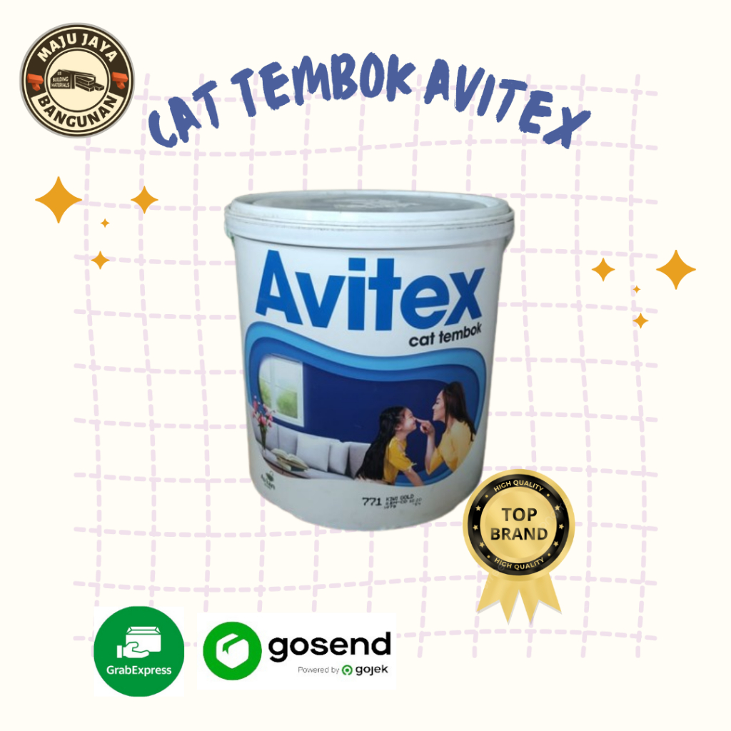 Cat Tembok AVITEX 5 kg Cat Avitex by Avian Paint 5kg Cat Murah Harga ekonomis Cat interior Eksterior