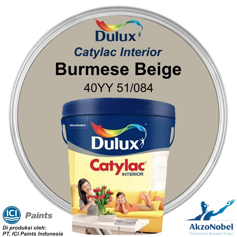 CAT DULUX CATYLAC INTERIOR 5 KG - BURMESE BEIGE 40YY 51/084