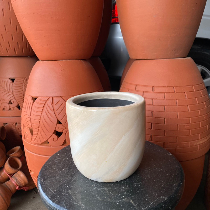 POT MARMER & POT PUTIH POLOS