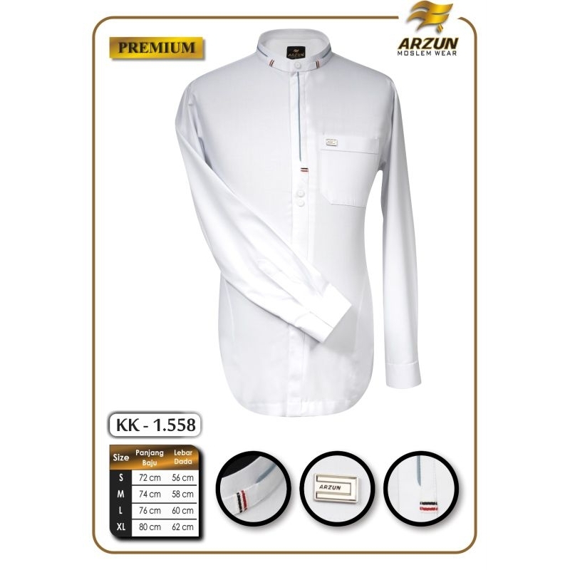 KOKO ARZUN PREMIUM PUTIH PANJANG