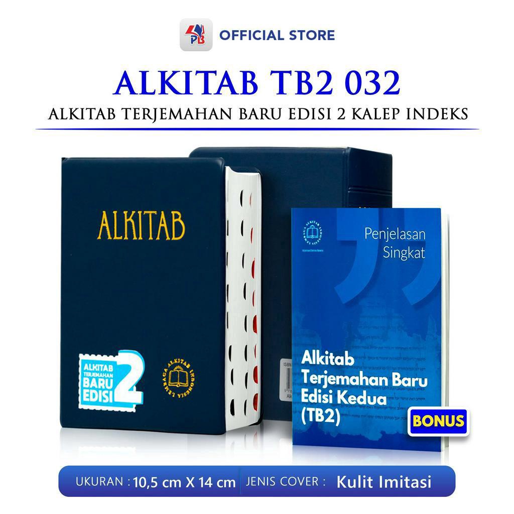️✔️✔️ Alkitab Kristen Terjemahan Baru TB2 032 Cover Kalep Ukuran Kecil Alkitab Terjemah baru Edisi 2