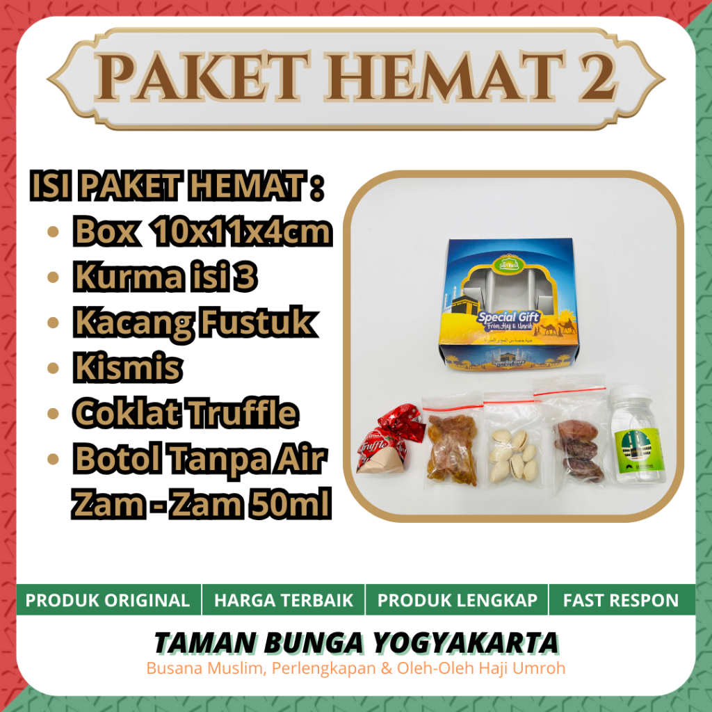 

PAKET OLEH OLEH HAJI & UMROH/BOX GIFT/HAMPERS HAJI & UMROH/PAKET HEMAT 2