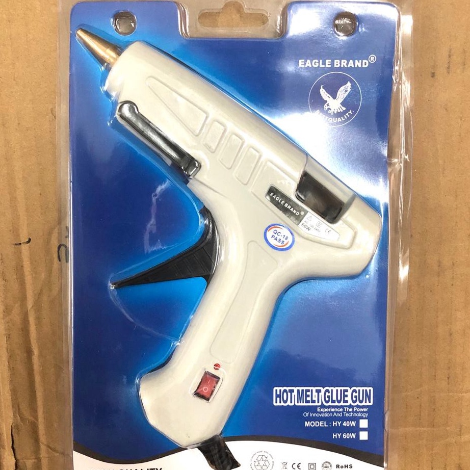 

Diskon - Lem Tembak Eagle 60 Watt On Off/ Hot Glue Gun / Pistol Lem Berkualitas Kerajinan Tangan