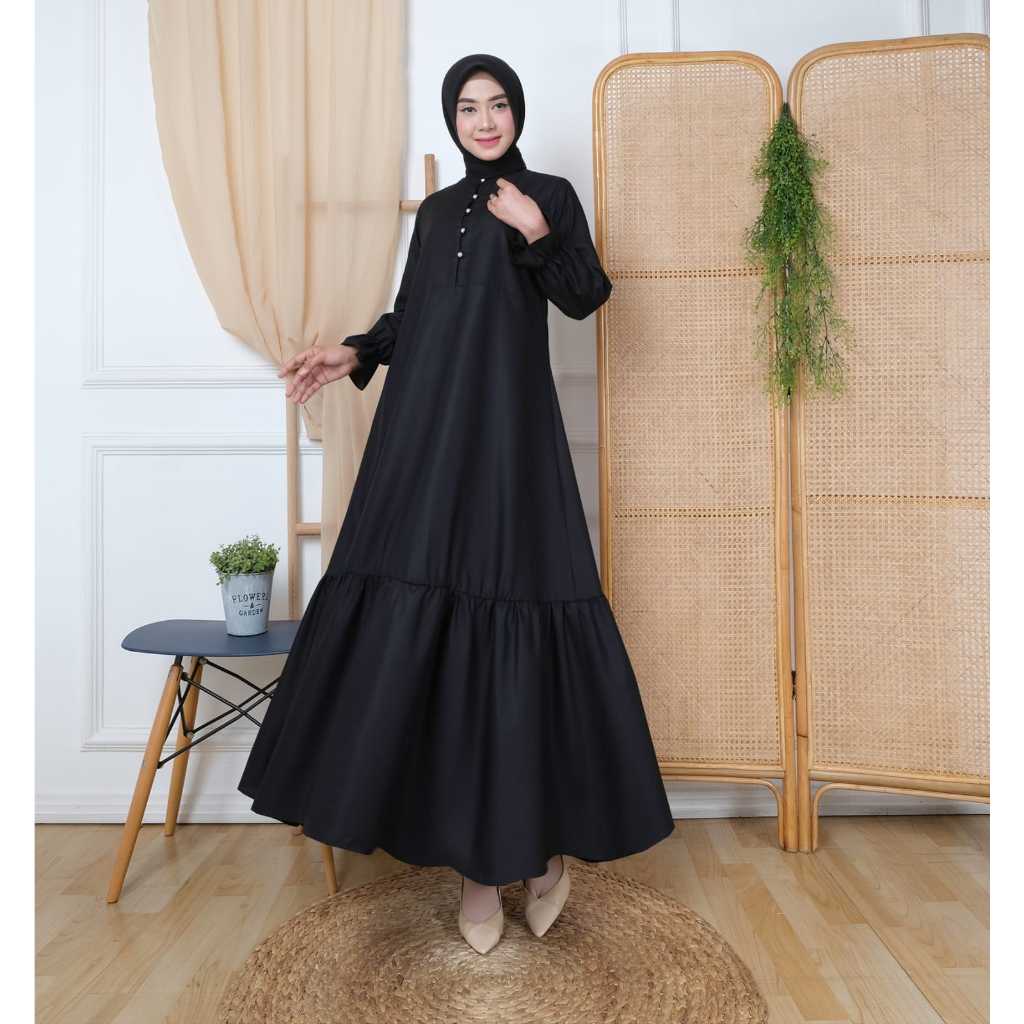 Gamis Premium Gamis Katun Toyobo Baju Dress Wanita Fashion Muslim Baju Dress Murah