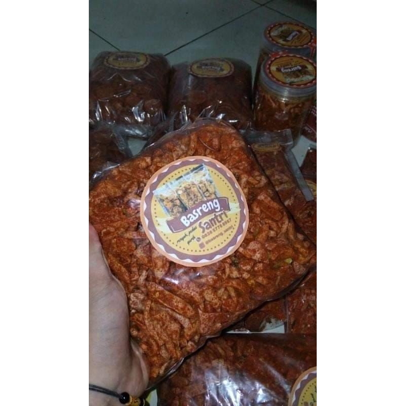 

Basreng pedas daun jeruk isi 500g bisa cod