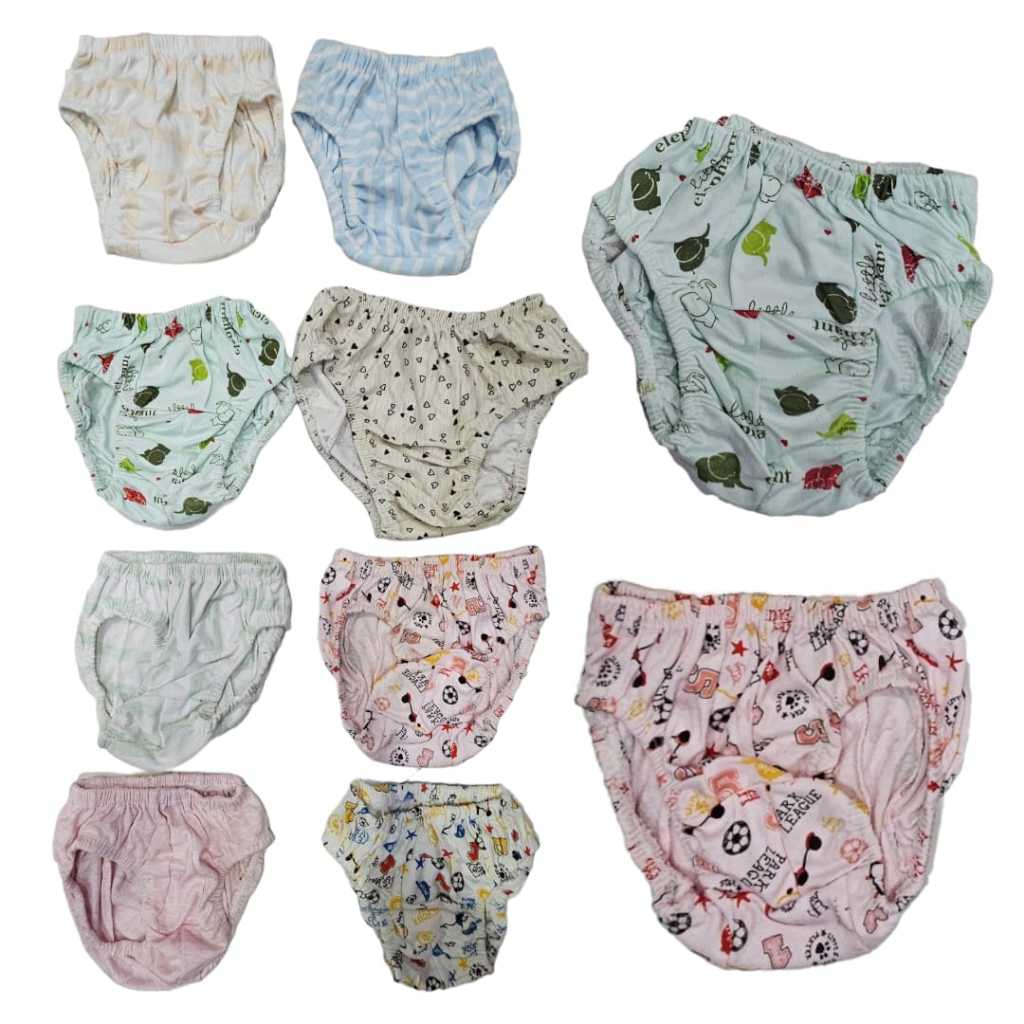 Cd/celana dalam Libby Velvet Putih anak cewe/perempuan Cowo Unisex max 4 tahun