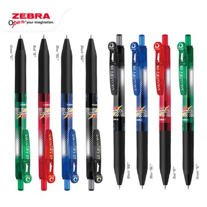 

Zebra Sarasa Dry 05 & 07