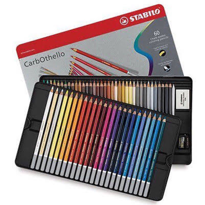 

Stabilo CarbOthello Set 60 with Sharpener and Eraser