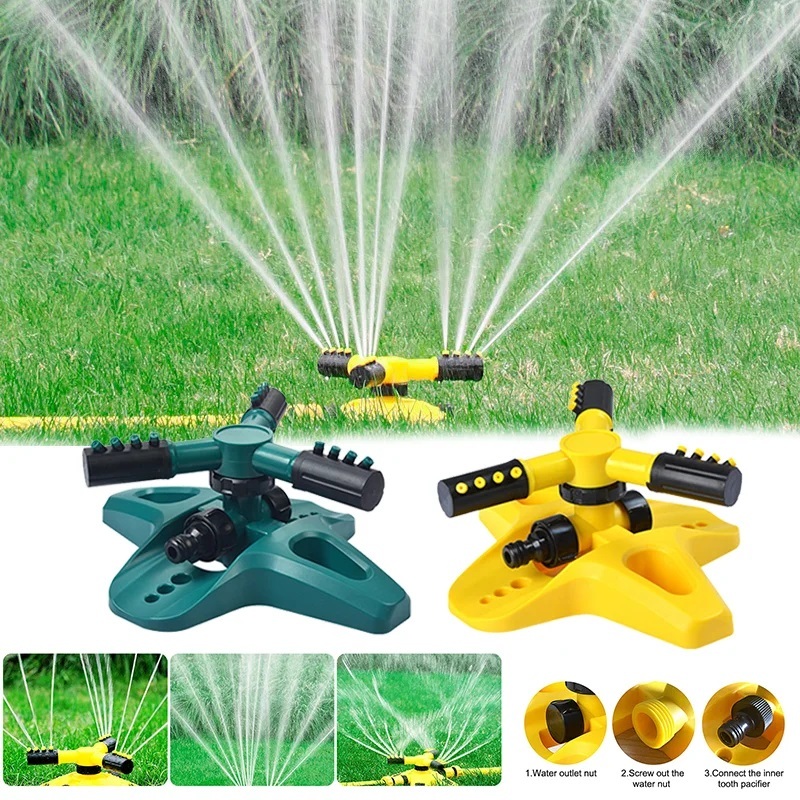 Sprinkler Pertanian Siram Tanaman Otomatis Putar 360 Derajat