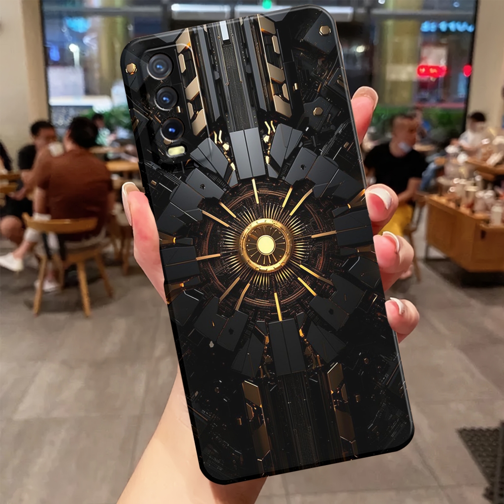 CASE VIVO Y12S/Y20/Y20S - SOFTCASE PRO CAMERA VIVO Y20/Y20S/Y12A/Y20A/Y20i/Y12S - FULL MOTIF - CARBO