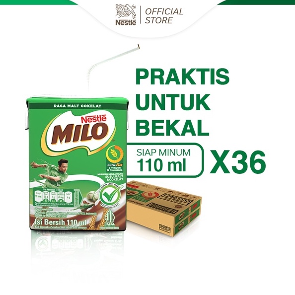 

12.12 Brand MILO ACTIV-GO UHT Cmbk 36x110ml serbuuu !