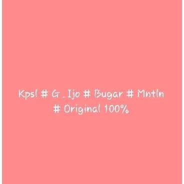 

✨COD✨ Kapsul # G . Ijo # Bugar # Mntl Original 100% gas !!