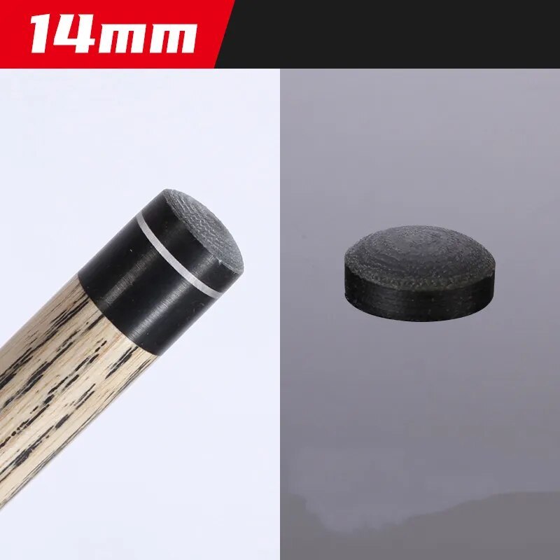 ZYL 14mm Cue Tip Billiard/Jump Break Cue/Jump Break Tip Black Mini