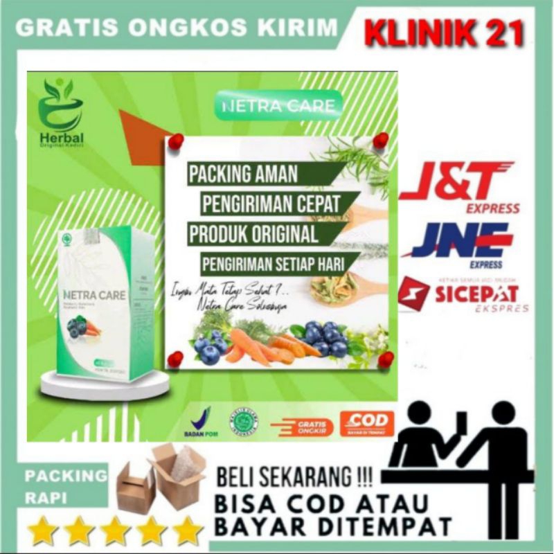 Netra Care Original Obat Herbal Mengatasi Mata Minus Plus & Silinder