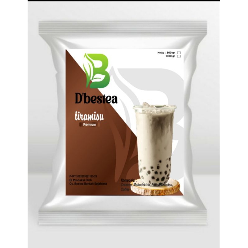 

Bubuk Minuman Rasa Tiramisu Premium 1 Kg Powder Drink