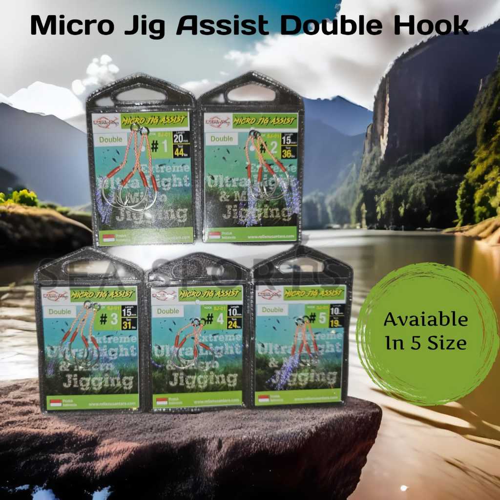 Relix Nusantara Micro Jig Assist Double Hook