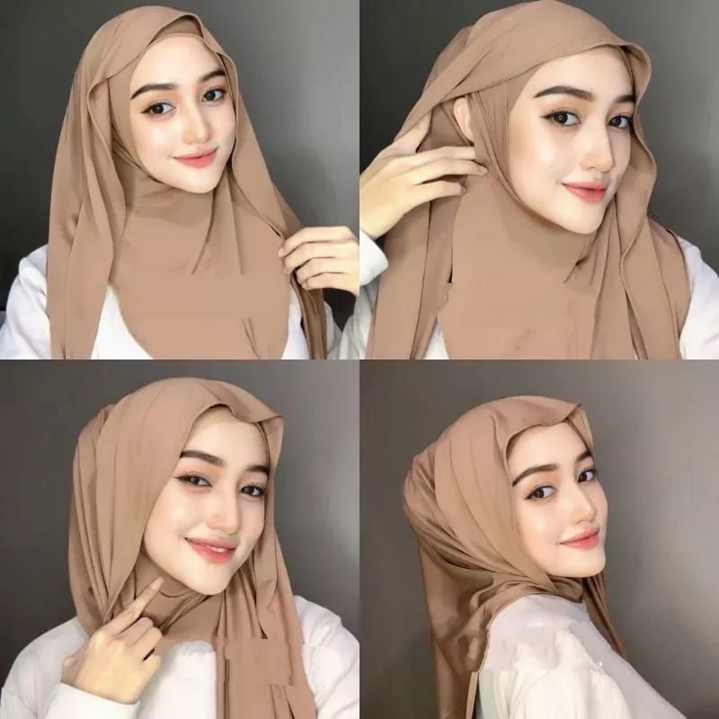 pashmina instan inner ninja menutup leher// hijab