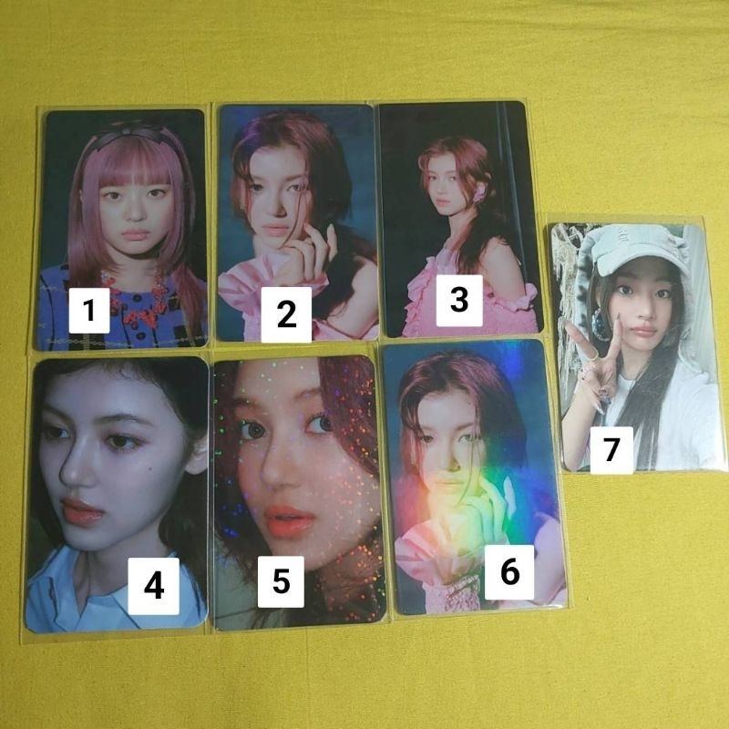 Photocard PC Newjeans POB Hanni Danielle Minji Weverse JP  Music Korea Mukor Yes24