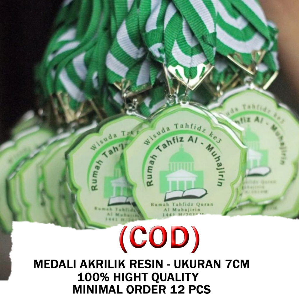 medali resin timbul - mendali akrilik lapis resin
