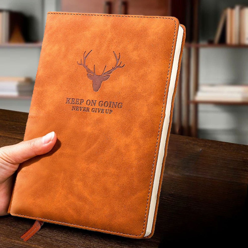 

Buku Catatan Harian Notebook Diary Cover Kulit 100 Lembar A6 - CW-5026 - Brown