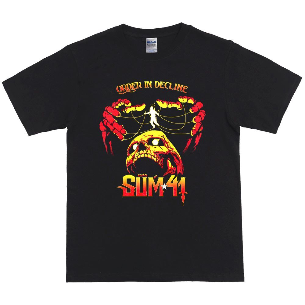 Kaos T shirt Band Sum 41//Kaos Band Sum 41 Tour Vintage Merchandise by RughSide