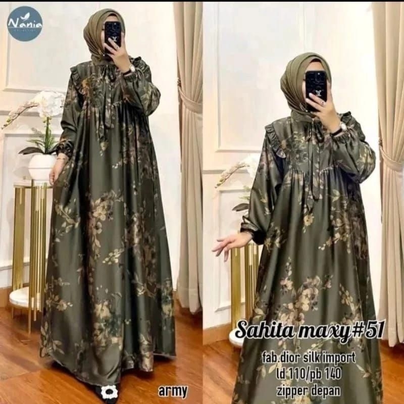 GAMIS JAGUARD SILKY // GAMIS ARMANI SILKY // GAMIS CANTIK KEKINIAN.