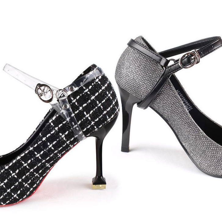 TIPE UHA452 Tali Sepatu Hak Tinggi Heels Strap Kaitan Transparan Akesoris Wanita