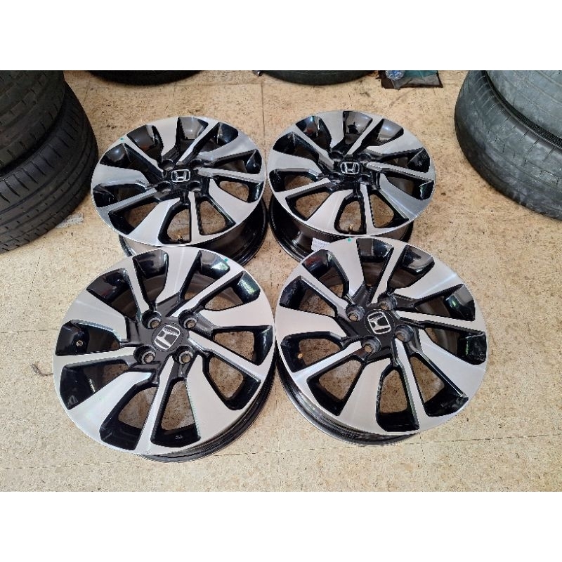 Velg Mobil Bekas Copotan Std Brio Rs R15 Ring 15 Lubang Baut 5 Ori Bawaan Mobil
