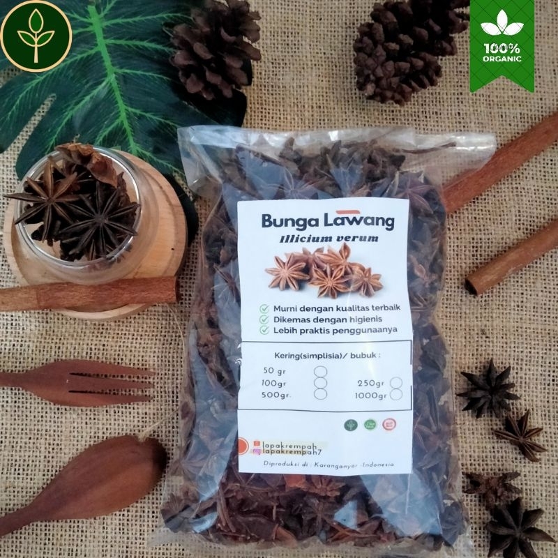

Bunga Lawang/Pekak/Illicum verum/packaging 10-100 gram