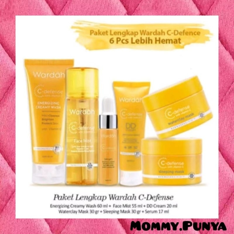 Wardah C-defense series | Wardah C-defense whip foam | Wardah C-defense Creamy Wash| Wardah DD cream