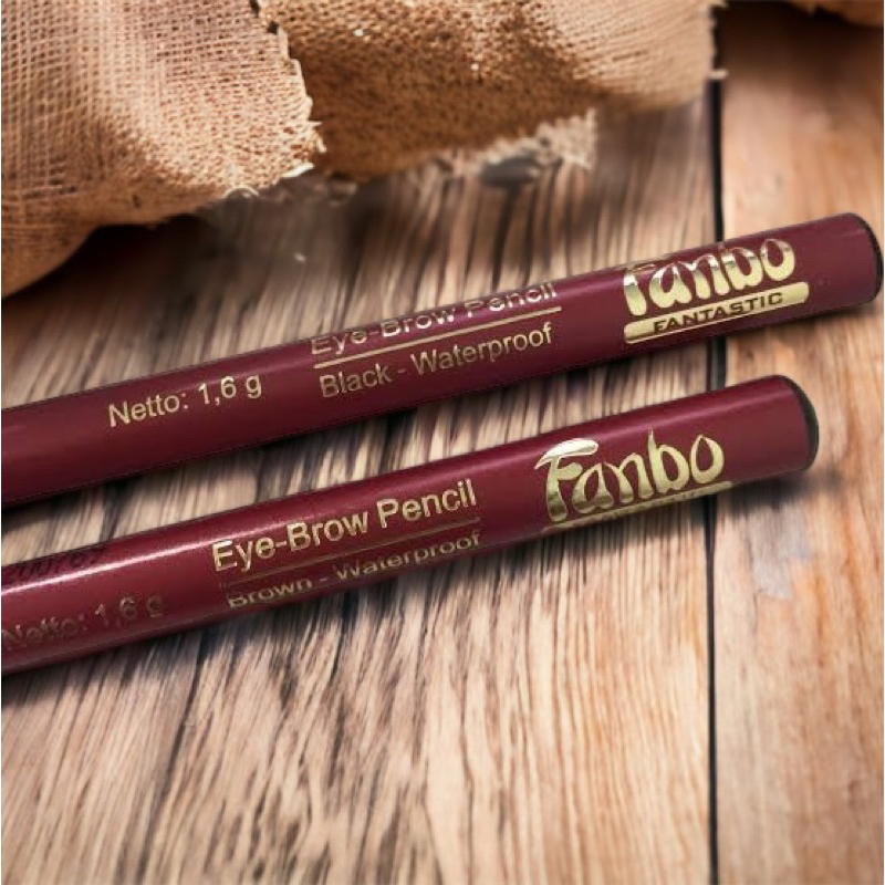 FANBO Eyebrow Pencil Brown + Rautan