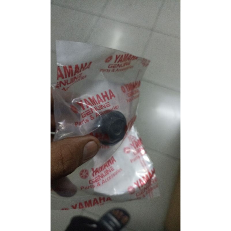 end grip jalu stang tutup stang R15 v3 v4 hitam original ygp