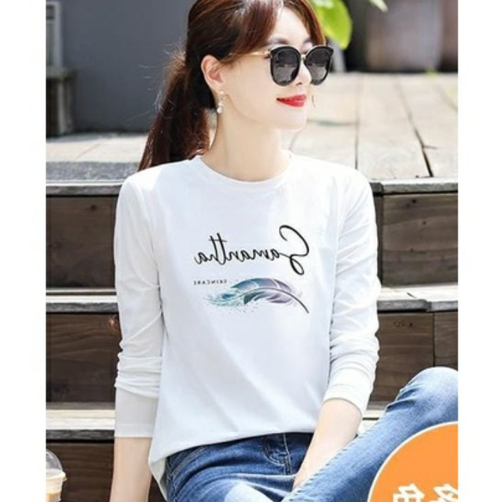 ATASAN KOREA/ATASAN LENGAN PANJANG /ATASAN WANITA /MODEL KOREA /BLOUSE TERBARU IMPORT/KAOS WANITA LE