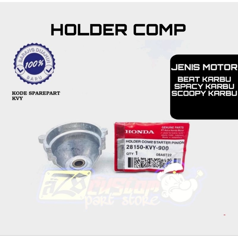 TUTUP GRANAT STARTER STATER HOLDER COMP HONDA BEAT KARBU SPACY KARBU SCOOPY KARBU KVY
