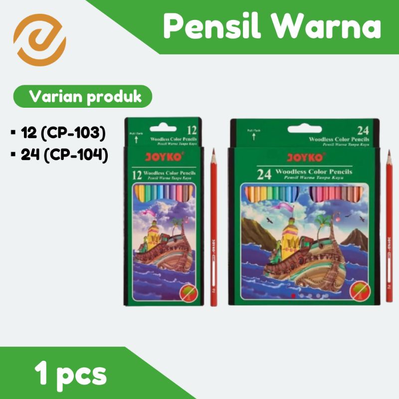 

Color Pencil / Pensil Warna Joyko CP-103 CP-104