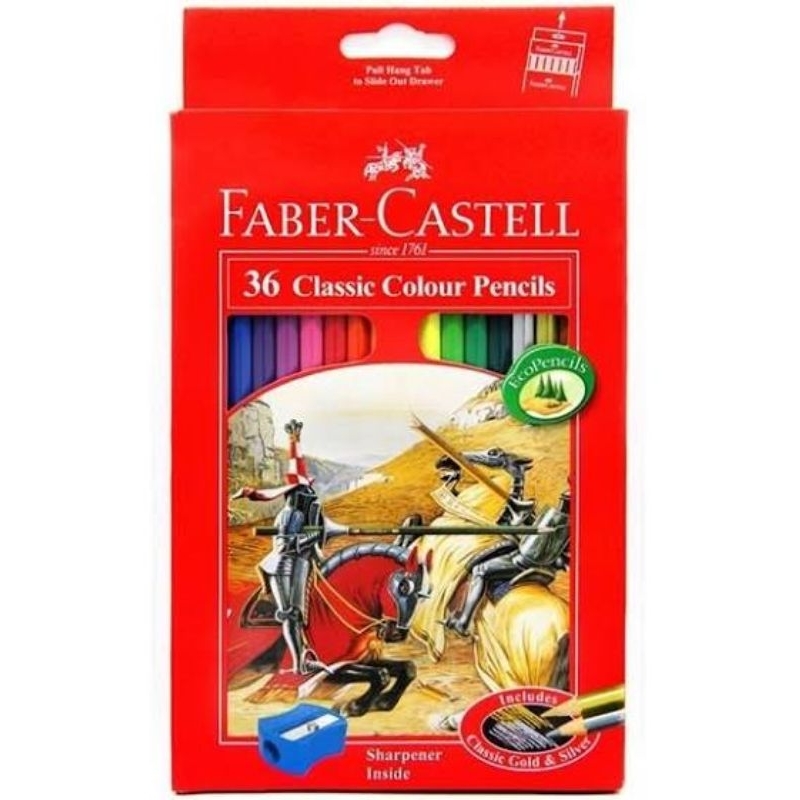 

PENSIL WARNA FABER CASTEL 36 WARNA COLOUR