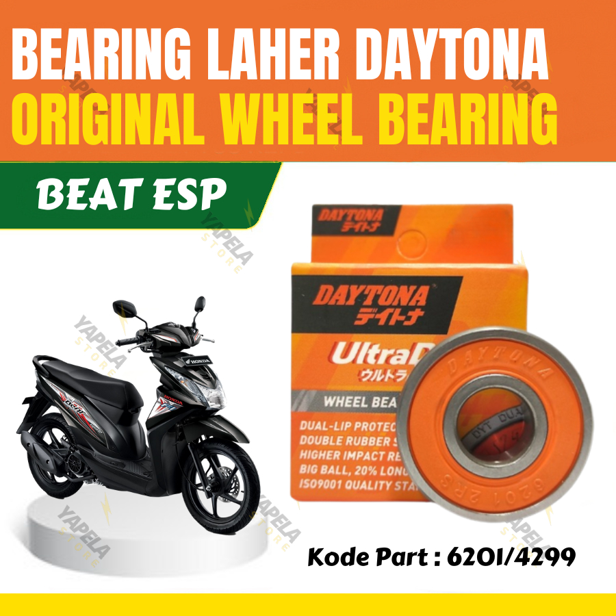 Bearing Laher Beat ESP Original Daytona Racing Lahar 6201-2RS
