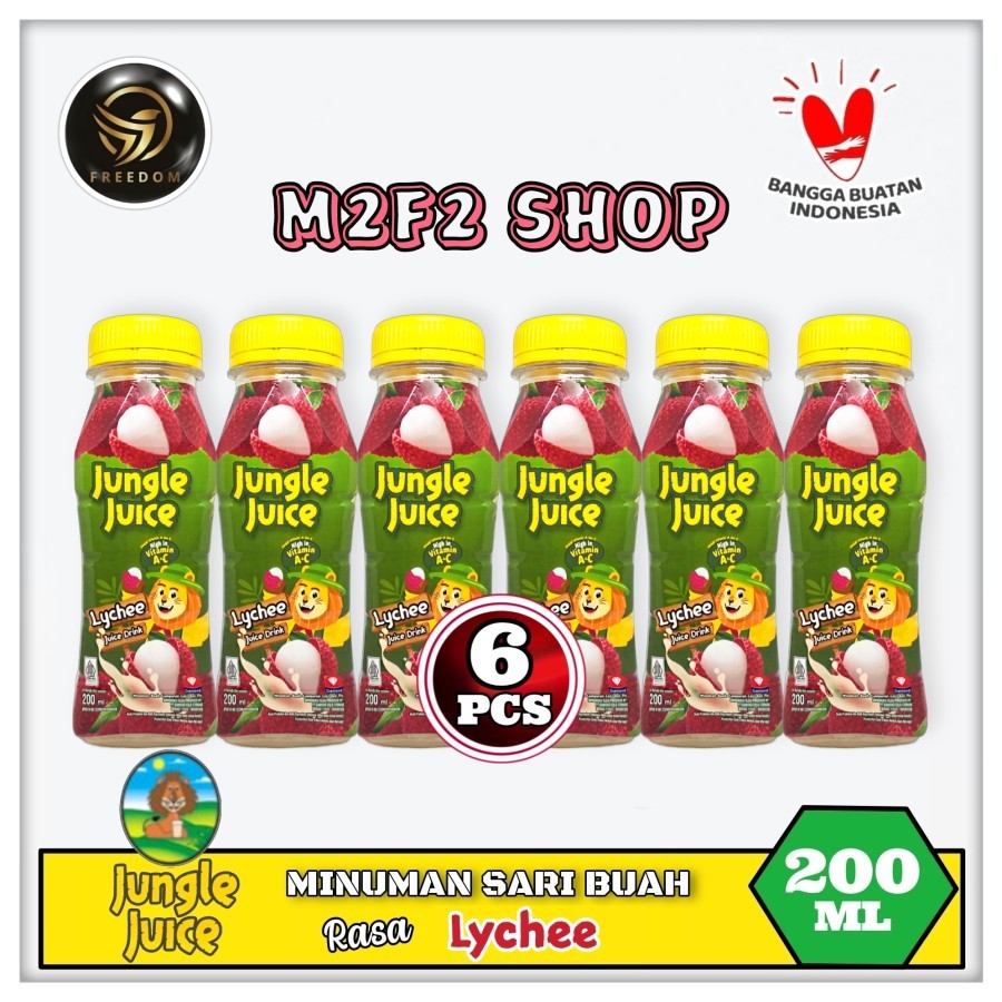 

Diamond Jungle Juice Lychee | Jus Leci Botol Pet - 200 ml (Kemasan 6 Pcs)