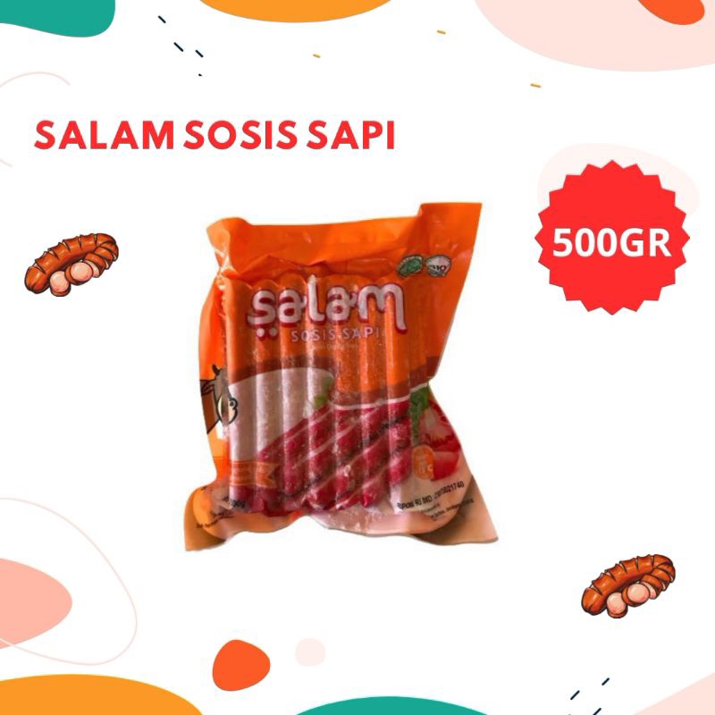 

SALAM SOSIS SAPI 500GR & SALAM SOSIS AYAM 500GR