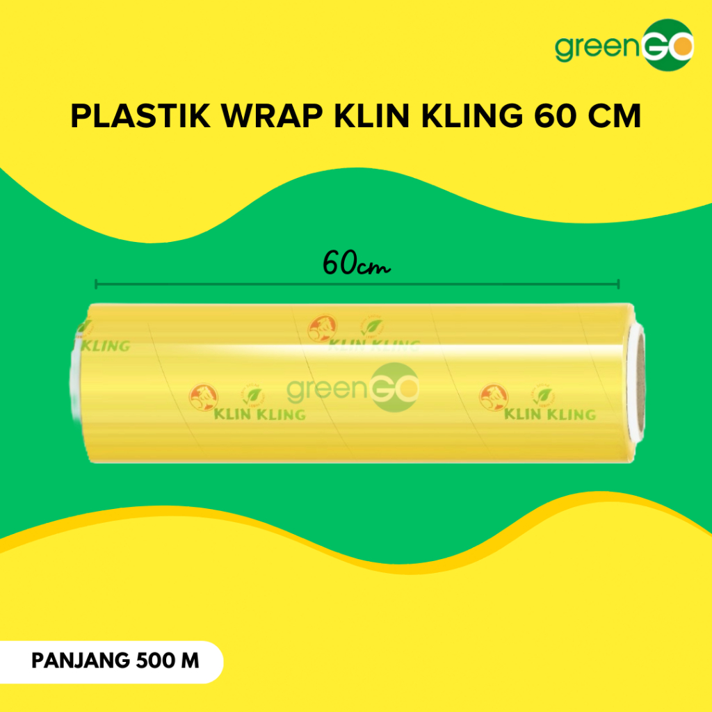 tyu PLASTIK WRAPPING MAKANAN 60 CM KLIN KLING METER PLASTIK WRAPPING FOOD GRADE