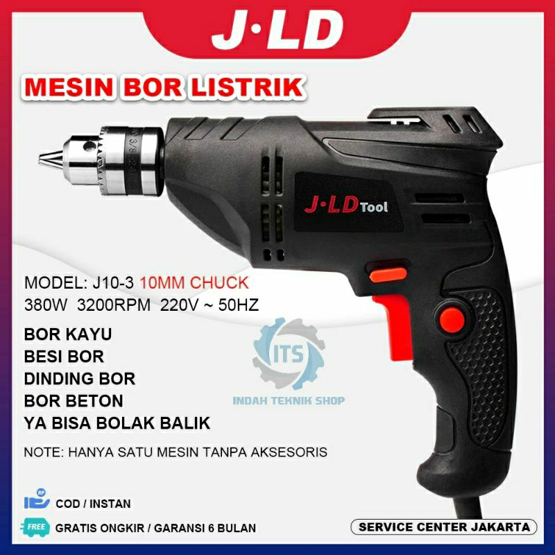 Promo bor jld BOR TANGAN 10mm bor JLD 10-3 Bolak Balik kualitas premium