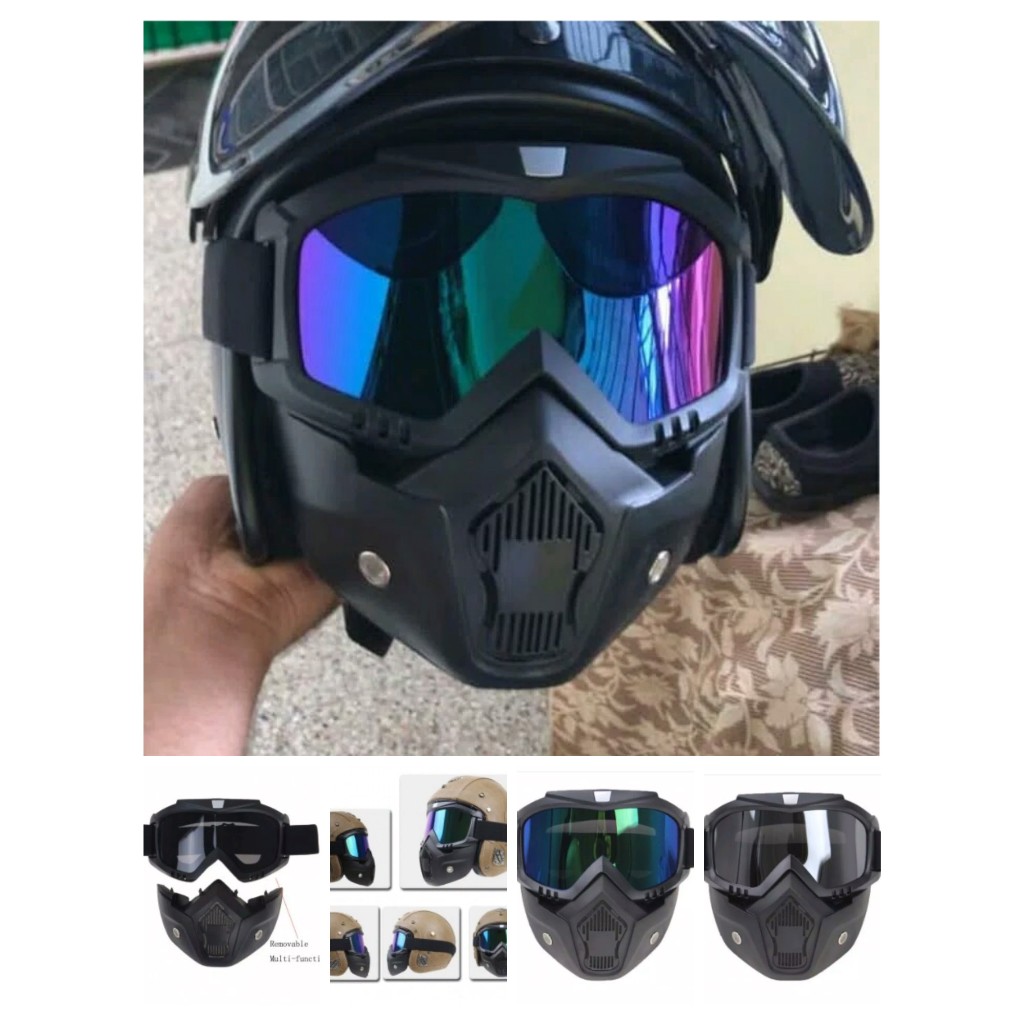 Kaca bogo kaca helm topeng mask helmet masker helm