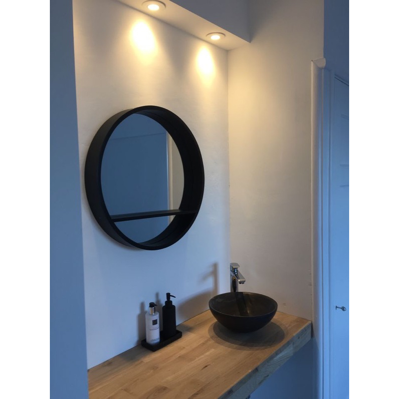 cermin bulat estetik