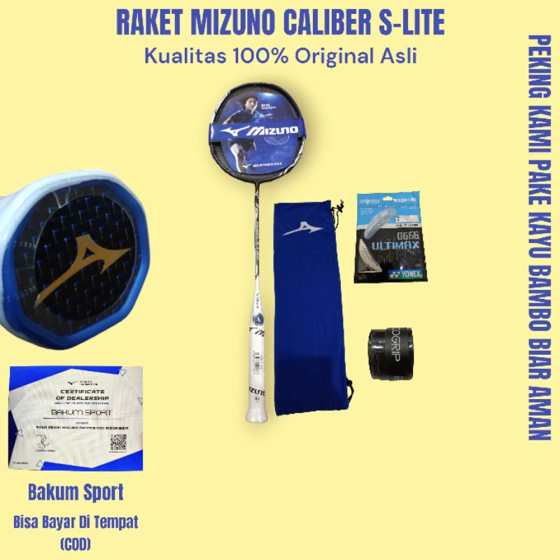 Raket Mizuno Caliber SLite kualitas 100% Original Asli