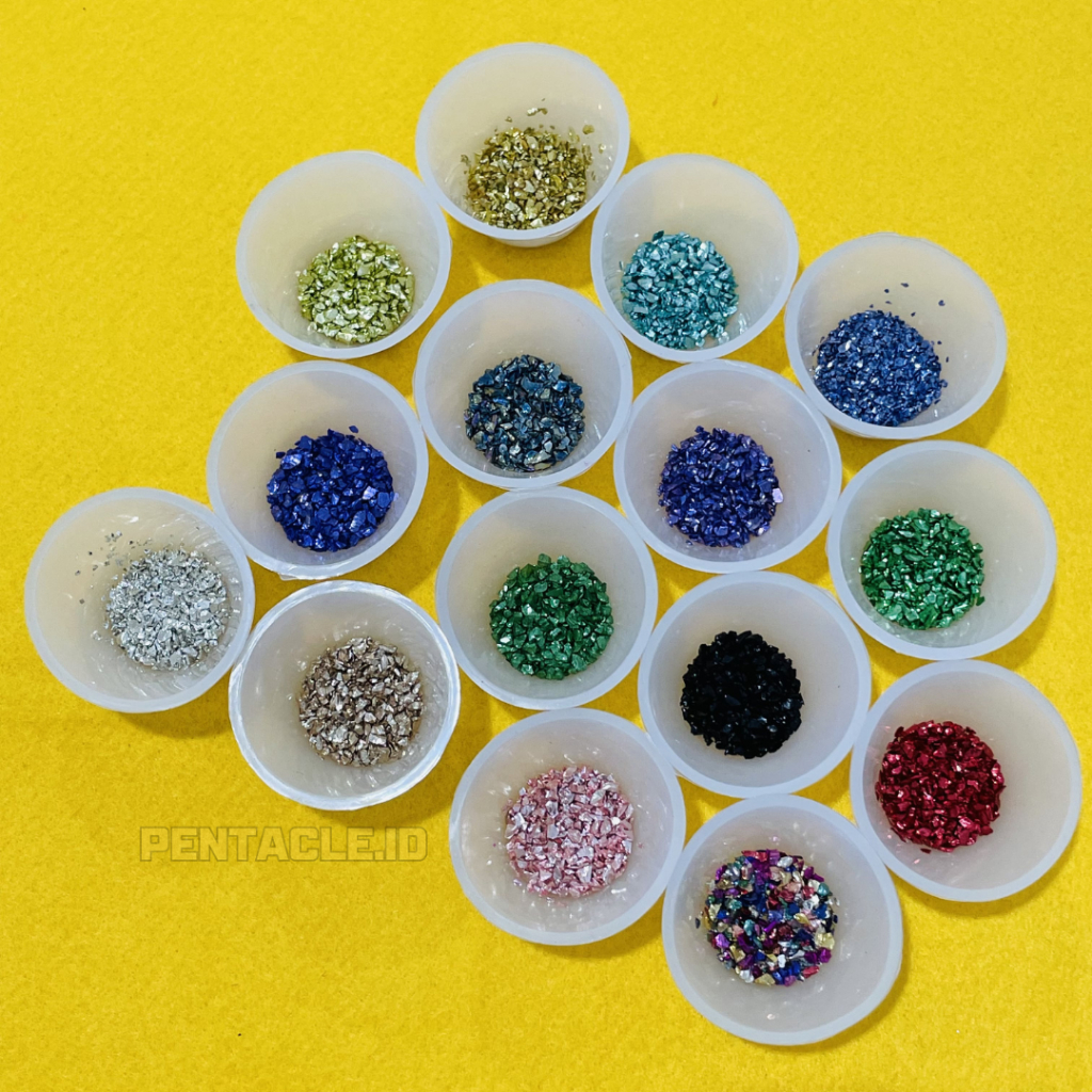 Batu Pecah 3gr Batu Kerikil Pecah Ukuran Kecil Besar Random Glass Stone Prakarya Isian Resin Craft B