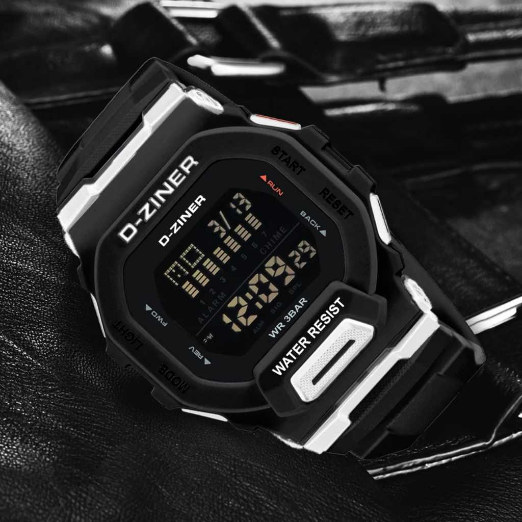 JAM TANGAN PRIA DZINER 8318 D-ZINER 8318 ORIGINAL ANTI AIR