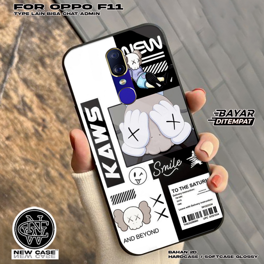 Case OPPO F11 - Casing Hp Terbaru 2024 Newcase [ KAWS ] Silikon Hp - Kesing Hp OPPO F11 - Casing Hp 