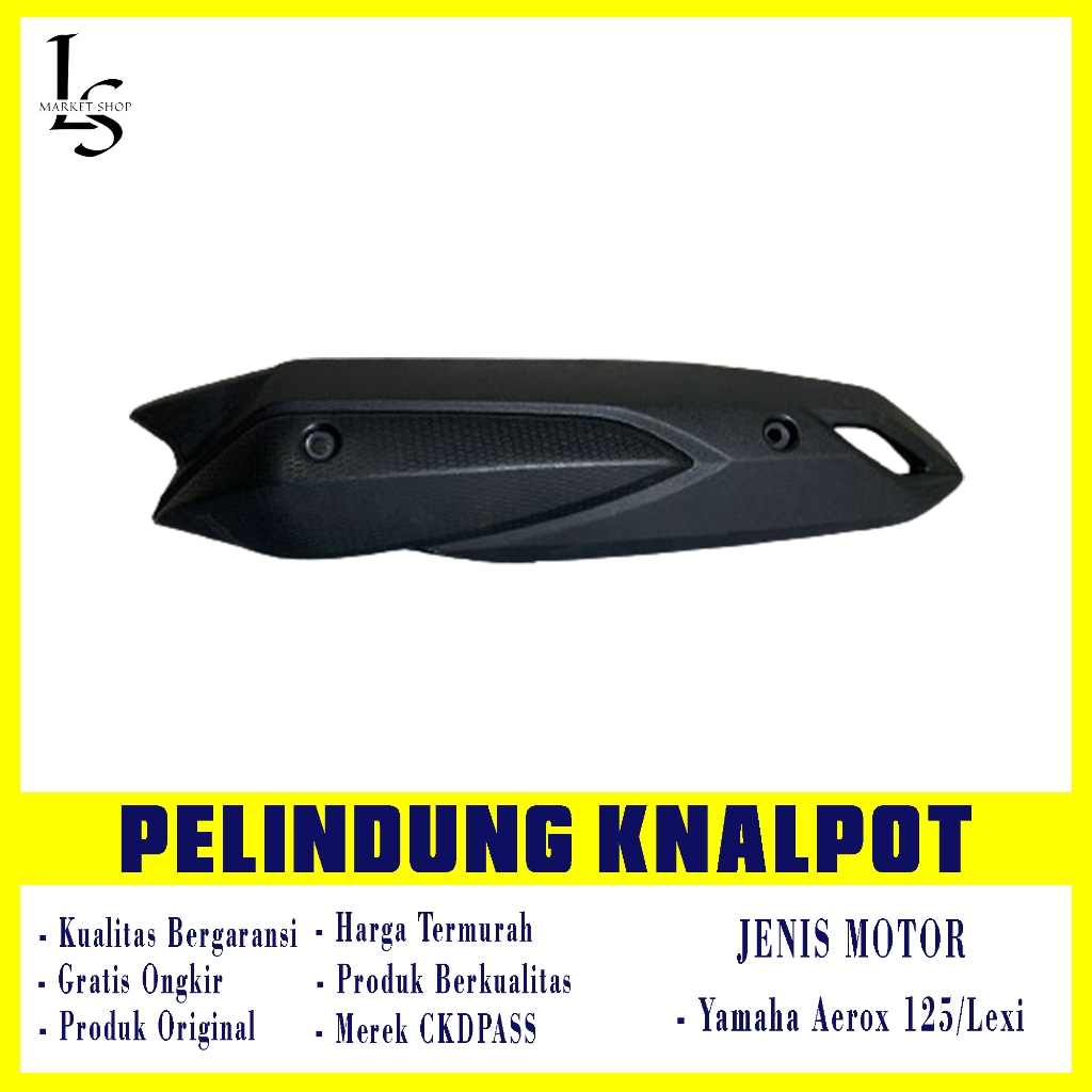LSMARKETSHOP - Cover Knalpot Aerox Pengaman Knalpot Aerox Cover Kenalpot Aerox Tutup Knalpot Tameng 