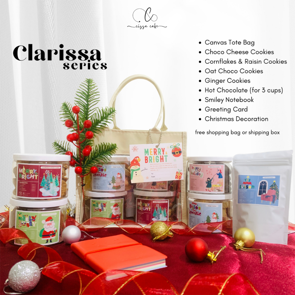 

READY STOCK Christmas Hampers Clarissa Series Christmas Hampers / Hampers Natal / Hadiah Natal / Christmas Gift / Bingkisan Natal / Cookies Natal