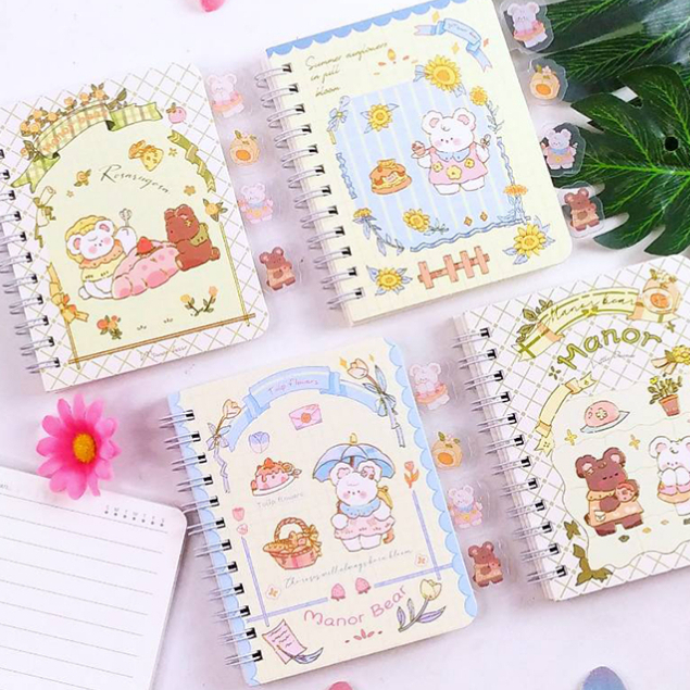 

Notebook/Notes/Buku Catatan/Buku Harian/Agenda/Buku Spiral Bear